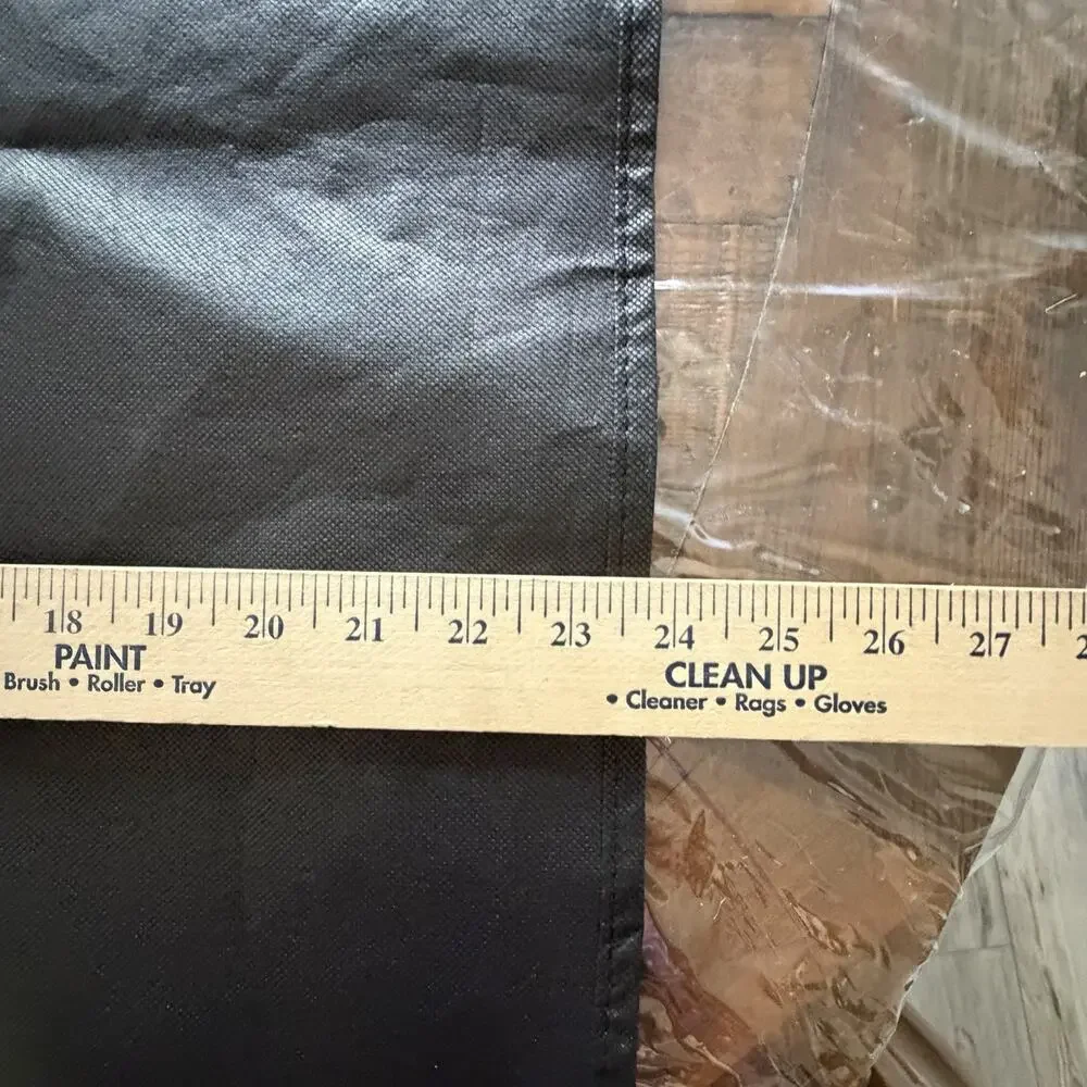 Robert Graham Men's Garment Travel Bag Soft Foldable Black Zip Up 24 X 37''
